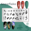 BORN-PRETTY-matrita- Snowflakes L002	